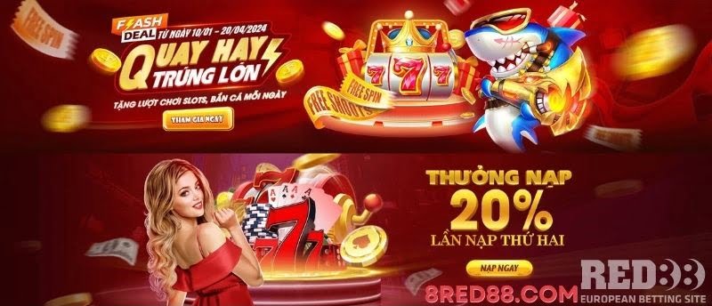 Bắn cá đổi thưởng tại Red88 có vô vàn ưu đãi