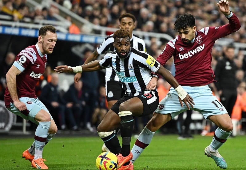 Nhà cái Red88 cập nhật số liệu thống kê về Newcastle gặp West Ham ngày 30/03