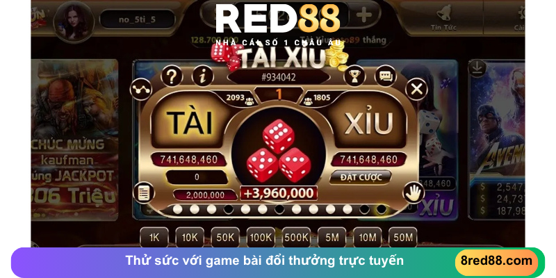 Thử sức với game bài đổi thưởng trực tuyến