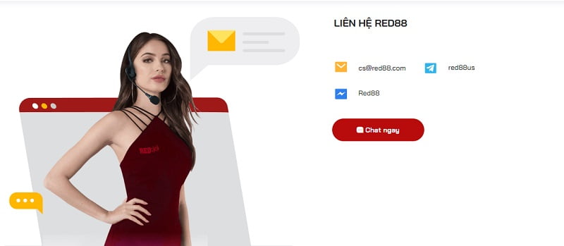 Liên hệ với Red88 để tham gia sảnh Casino ngay