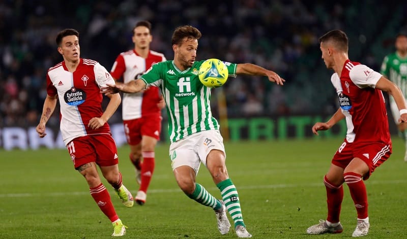 Thứ hạng của Real Betis và Celta Vigo