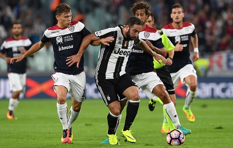 Thành tích gần đây của Cagliari Calcio và Juventus