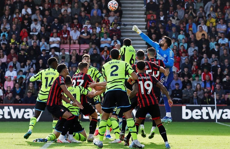 Số liệu thống kê về thành tích gần đây của Arsenal và AFC Bournemouth