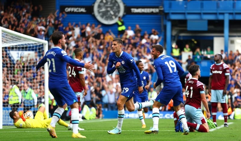 Số liệu thống kê thành tích gần đây của Chelsea và West Ham United