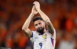 Hậu EURO 2024: Tiền đạo Olivier Giroud từ giã sự nghiệp thi đấu quốc tế cùng tuyển Pháp